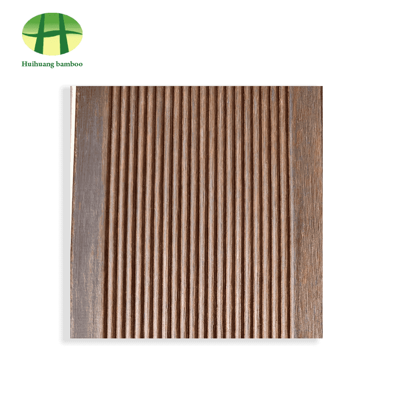 Maliit na sahig na kawayan ng alon