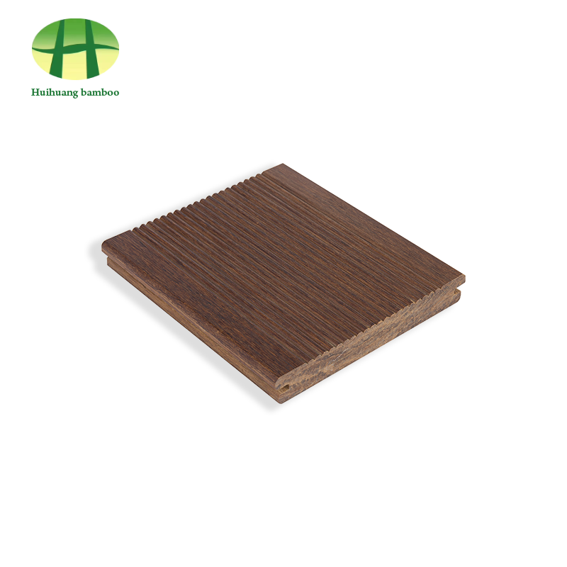 Maliit na sahig na kawayan ng alon