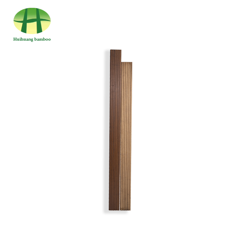 Malaking sahig na kawayan ng kawayan