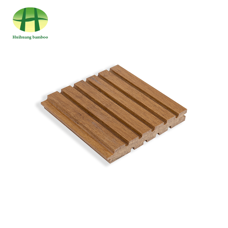 Malaking sahig na kawayan ng kawayan